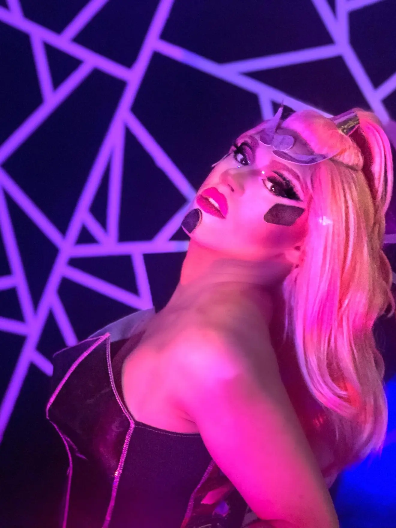 a person sitting on a stage