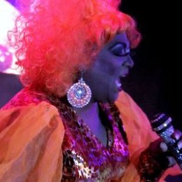 a person wearing a costume