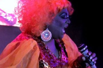 a person wearing a costume