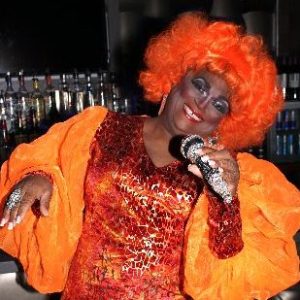 a person wearing a costume