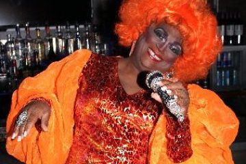 a person wearing a costume