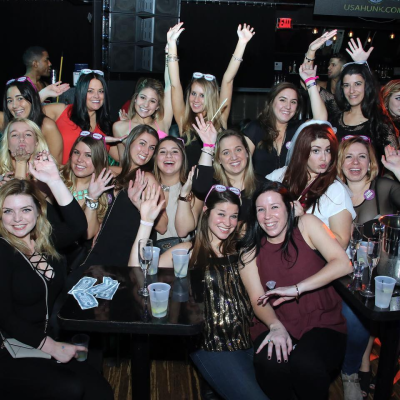 a group of people posing for a photo