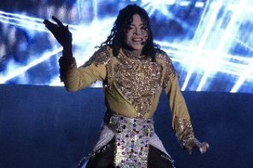 a person standing on a stage